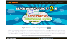 Desktop Screenshot of amikmahaputra.ac.id